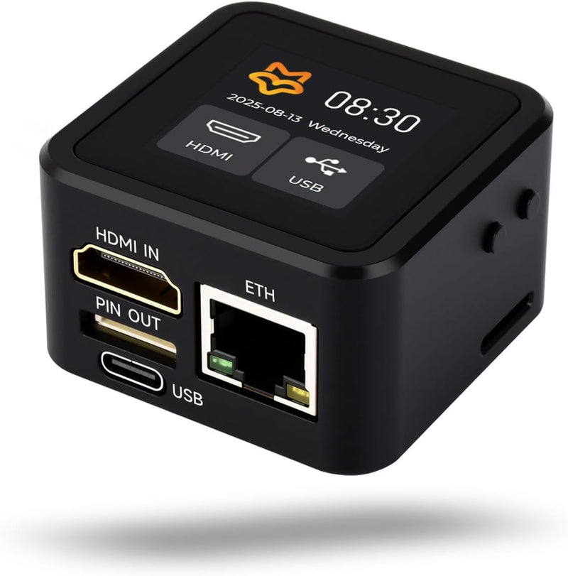 Luckfox PicoKVM Remote IP KVM (Metal Case, Touch Display)
