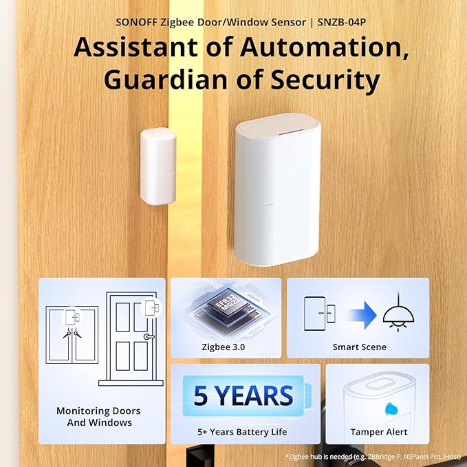 SONOFF SNZB-04P Zigbee Door Window/Sensor