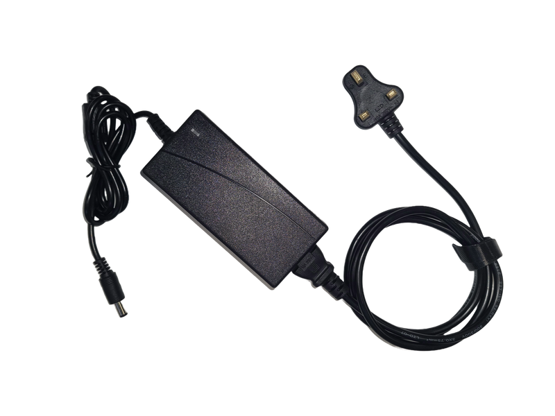 12V 5A AC/DC Power Adapter – UK Plug to DC Barrel Jack