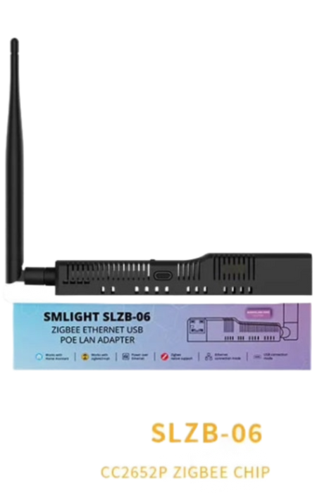 Zigbee LAN POE Coordinator SMLIGHT SLZB-06 - supports Ethernet/USB/WiFi, works with Zigbee2MQTT/Home Assistant/ZHA