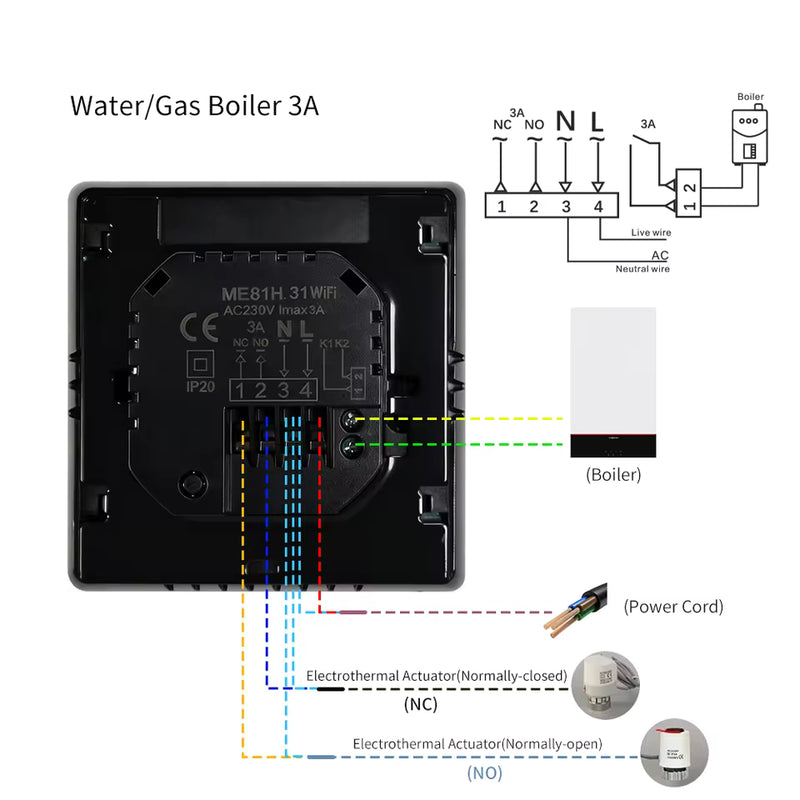 Tuya Smart Thermostat For Underfloor Heating
