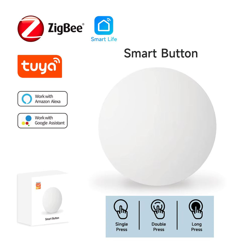 Zigbee Smart Button (Scene Switch) - Zigbee2MQTT Compatible