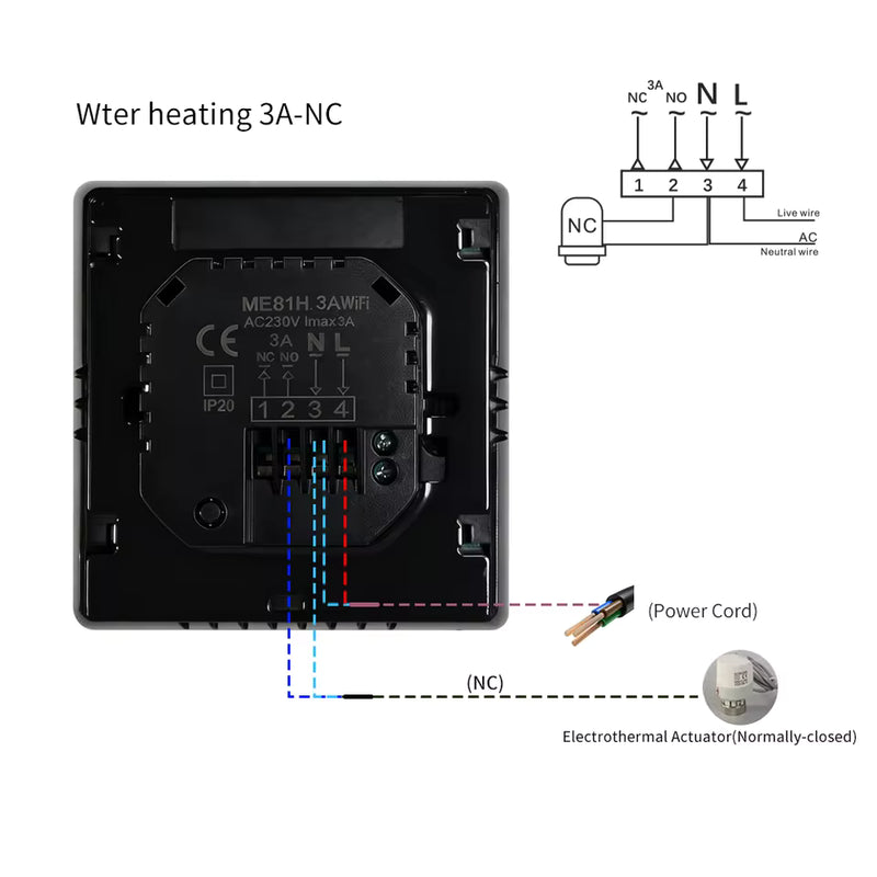 Tuya Smart Thermostat For Underfloor Heating