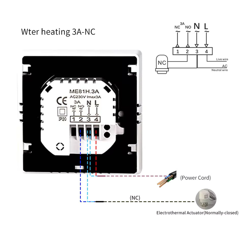 Tuya Smart Thermostat For Underfloor Heating