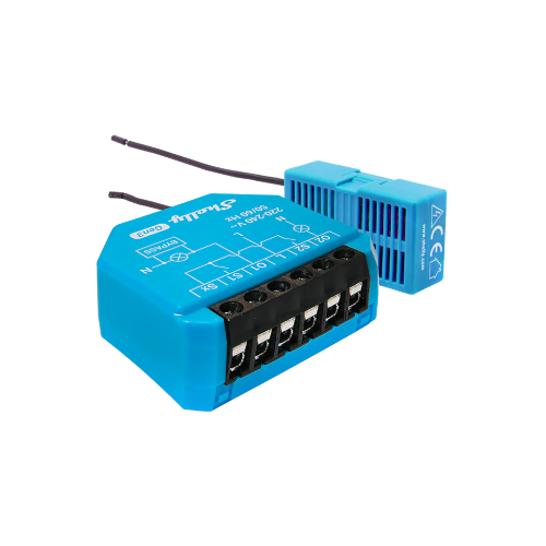 Shelly 2L Gen3 – Dual-Channel Wi-Fi Smart Relay (No Neutral Required)