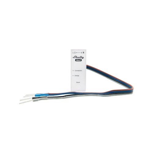 Shelly 3EM-63W Gen3 – Wi-Fi Three-Phase Energy Meter with Integrated CTs