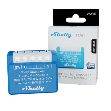 Shelly Wave 1 Mini LR – Z-Wave Long Range Smart Relay