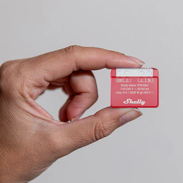 Shelly Wave 1PM Mini LR – Z-Wave Long Range Smart Switch with Power Monitoring (8A)