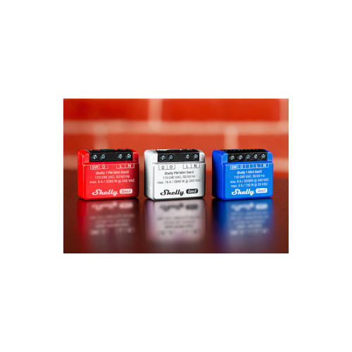 Shelly 1PM Mini Gen3 (2-pack)