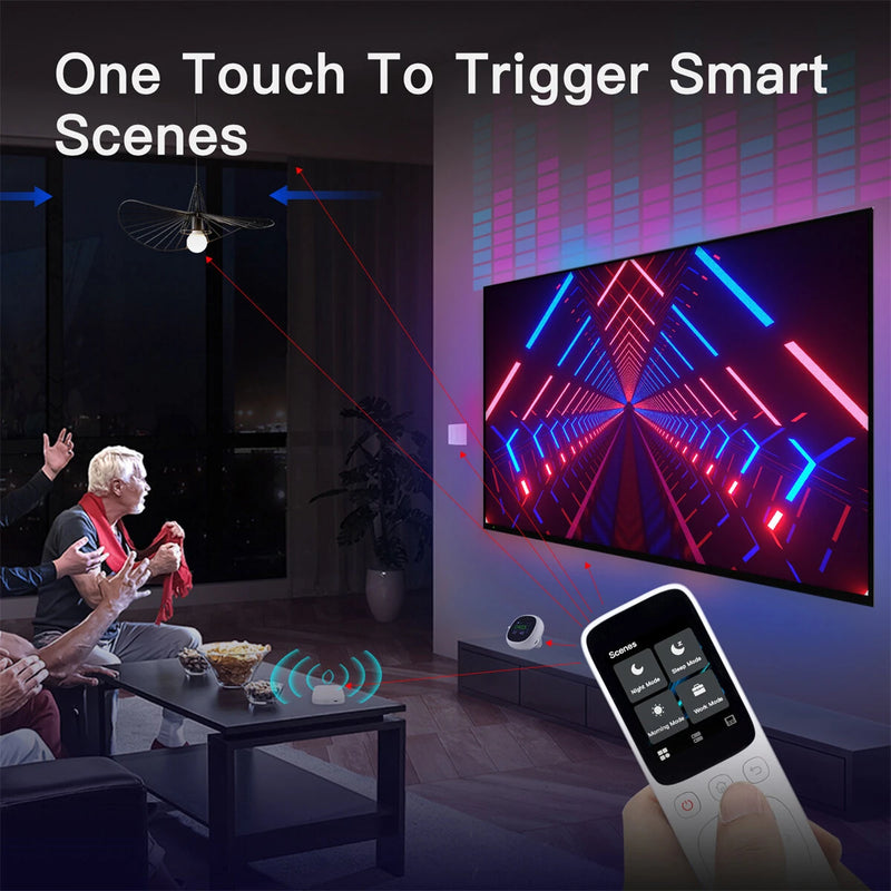 MOES Handheld Smart Screen – Tuya Smart Touchscreen IR Remote Controller