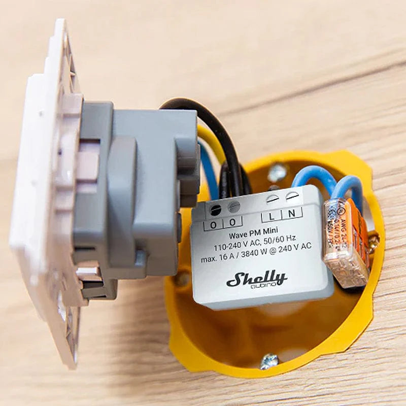 Shelly Wave PM Mini – Z-Wave Power Meter (No Switching, 16A)
