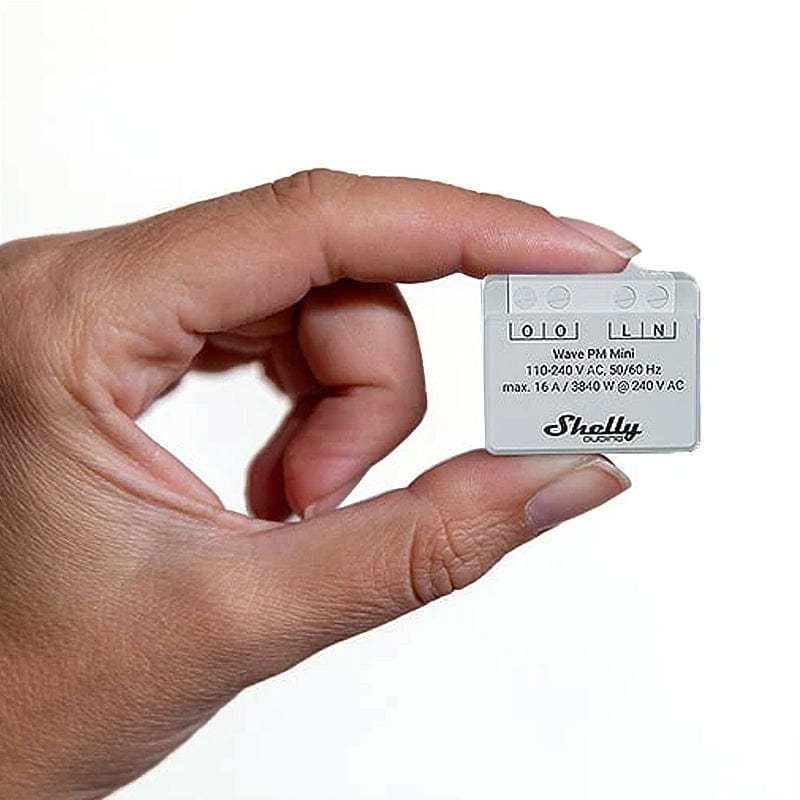 Shelly Wave PM Mini – Z-Wave Power Meter (No Switching, 16A)