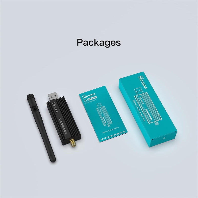 SONOFF Universal Zigbee 3.0 USB Dongle Plus Gateway with Antenna for Home Assistant and more