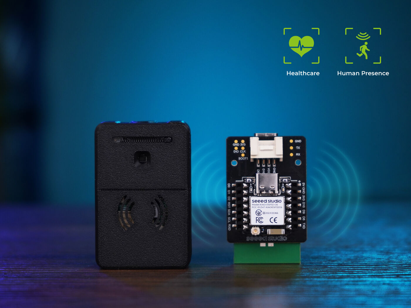 XIAO 60GHz mmWave Human Breathing and Heartbeat Sensor -MR60BHA2 - Image 5
