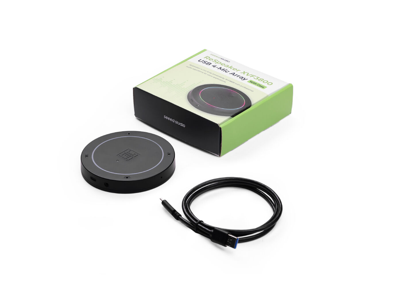 reSpeaker XMOS XVF3800 4-Mic Array with XIAO ESP32S3 (Case Version) - Image 5