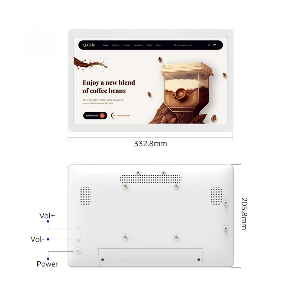 14" Android Tablet Wall-Mountable – Android 12, 4GB RAM, WiFi 6, HDMI Input - Image 5