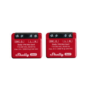 Shelly 1PM Mini Gen3 (2-pack)