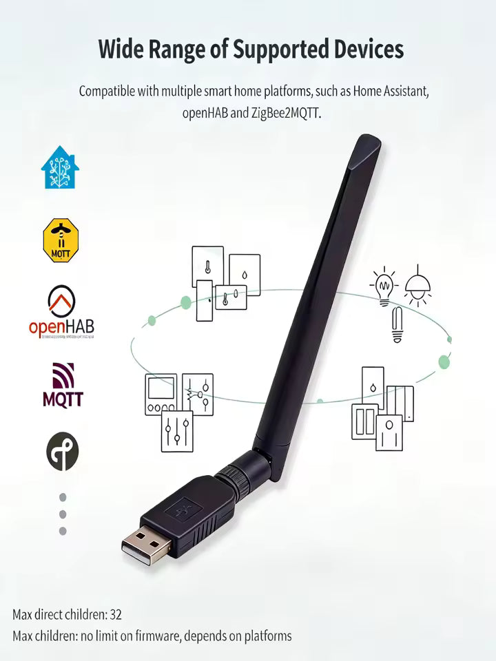Zigbee 3.0 USB Coordinator – ZBT-1 / ZBT-2 Alternative, Home Assistant Ready (Plug & Play) - Image 3