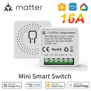 Matter Wi-Fi Smart Switch Module 16A (WHD02-Matter)
