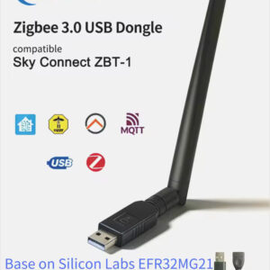 Zigbee 3.0 USB Coordinator – ZBT-1 / ZBT-2 Alternative, Home Assistant Ready (Plug & Play)