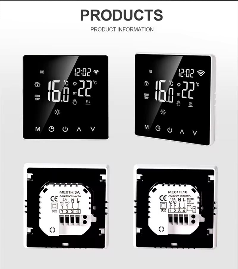 Tuya ME81H 16A Wi-Fi Smart Thermostat - Image 5
