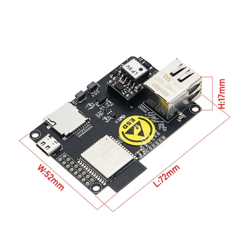 LilyGO T-Internet-POE — ESP32 Ethernet & Power-over-Ethernet Development Board - Image 4